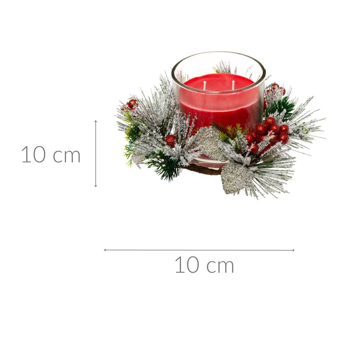 Świąteczny stroik ze świecą, 270 g