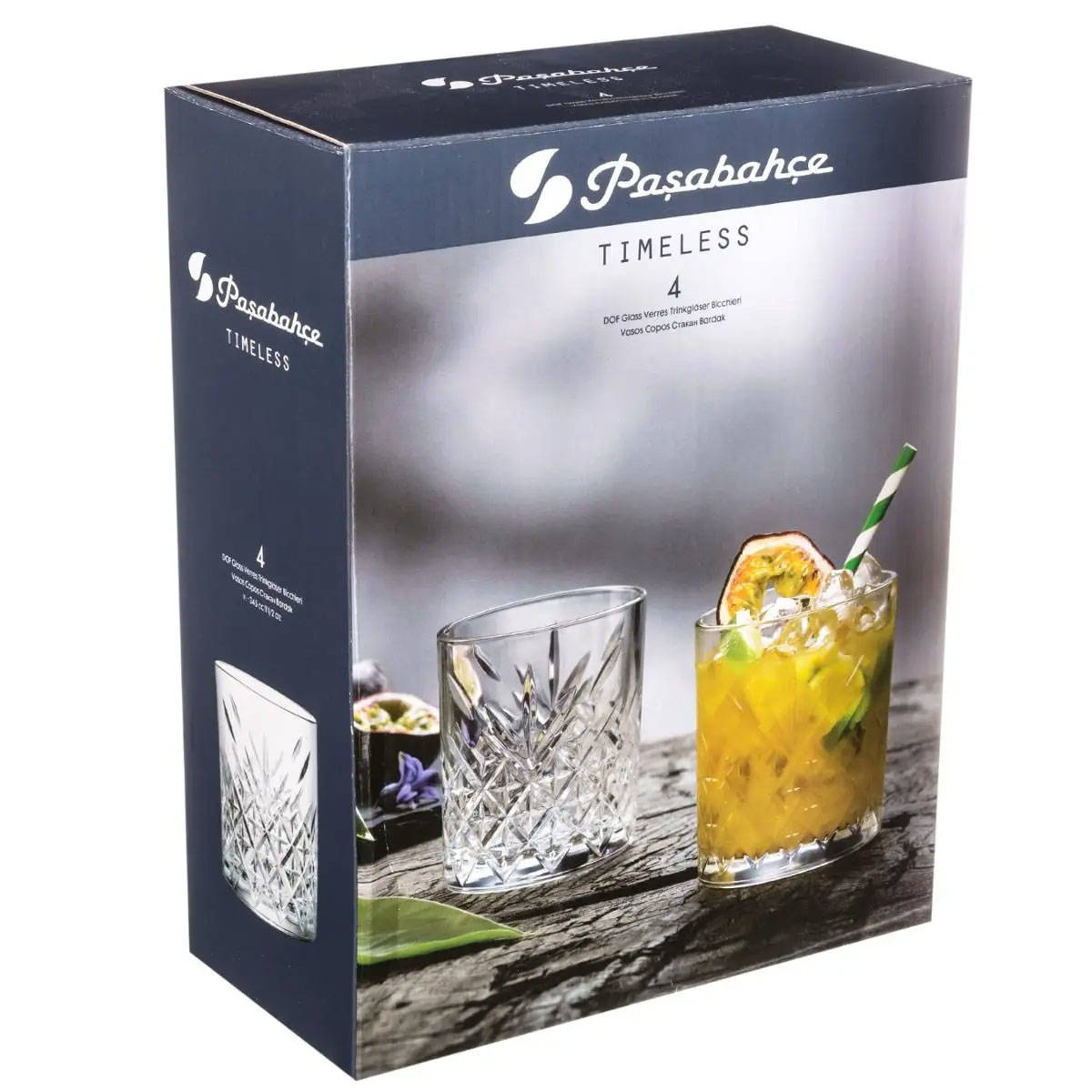Szklanka niska, 4 sztuki, 345 ml