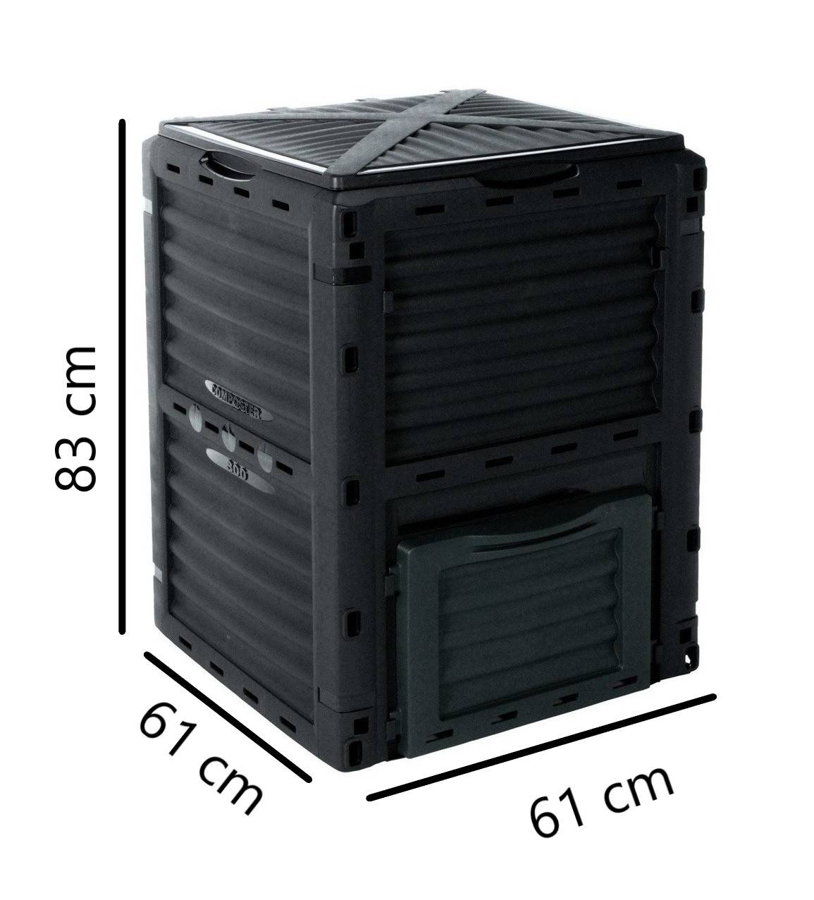 Kompostownik ogrodowy, zamknięty - 300 l