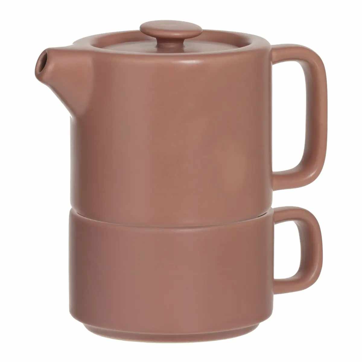 Dzbanek do zaparzania herbaty z kubkiem NATURE
