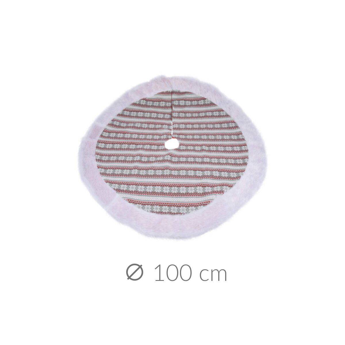 Dywanik pod choinkę SKIRT KNITTED, Ø 100 cm