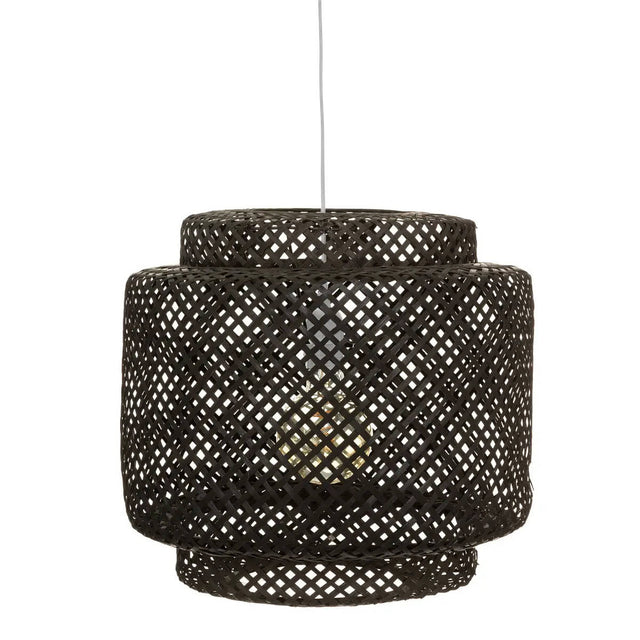 Lampa wisząca LIBY z ażurowym kloszem z bambusa, Ø 40 cm