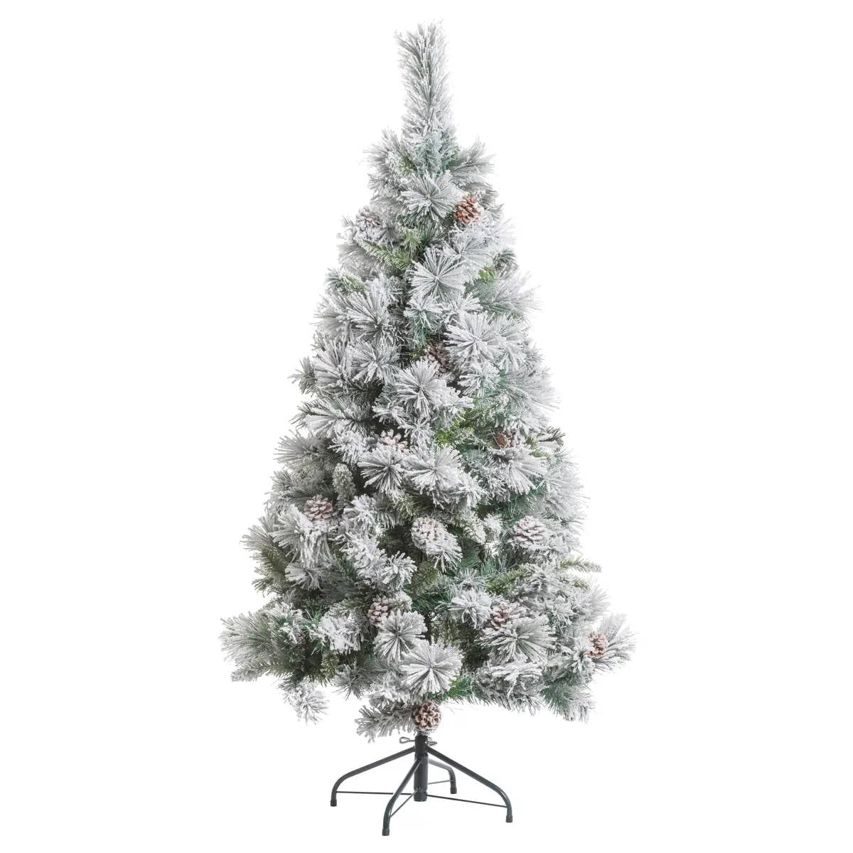 Sztuczna choinka z ośnieżonymi gałązkami, 150 cm