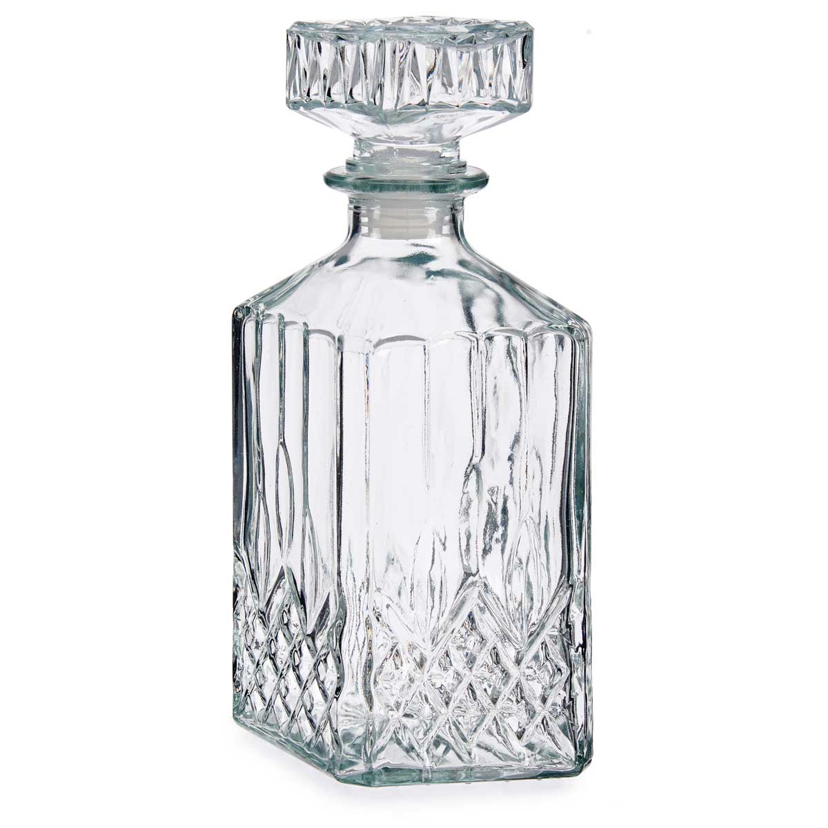 Klasyczna karafka do serwowania whisky 900 ml i 4 szklanki 300 ml