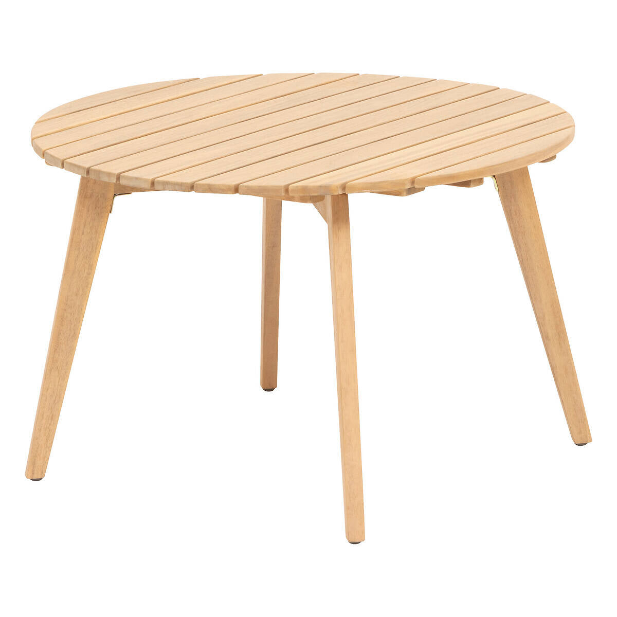 Stolik ogrodowy z drewna akacji OLVINIA, Ø 60 cm
