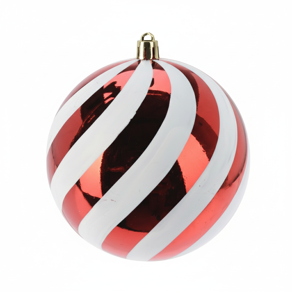 Bombki świąteczne, nietłukące Ø 8 cm, 5 szt.