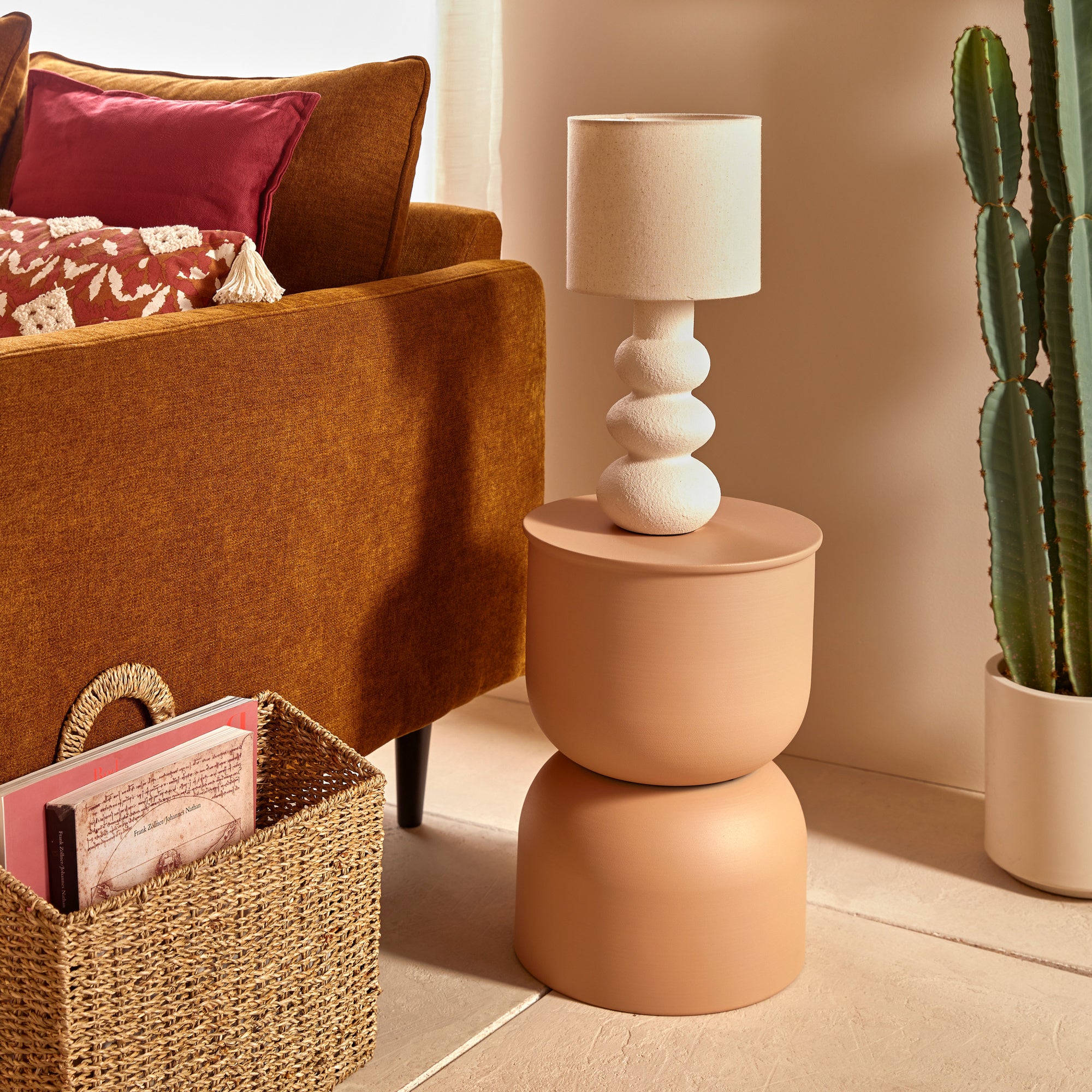 Lampa ceramiczna ALITHA, Ø 20 x 42 cm