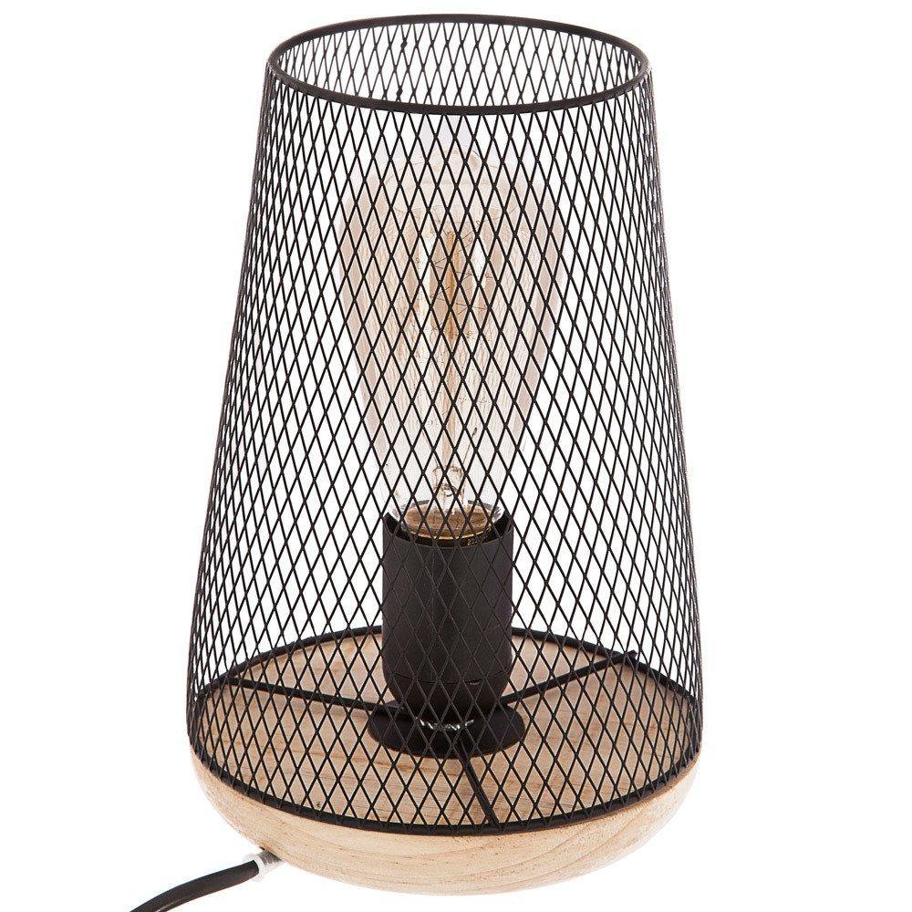 Lampa stołowa metalowa na żarówkę dekoracyjną, 23 cm