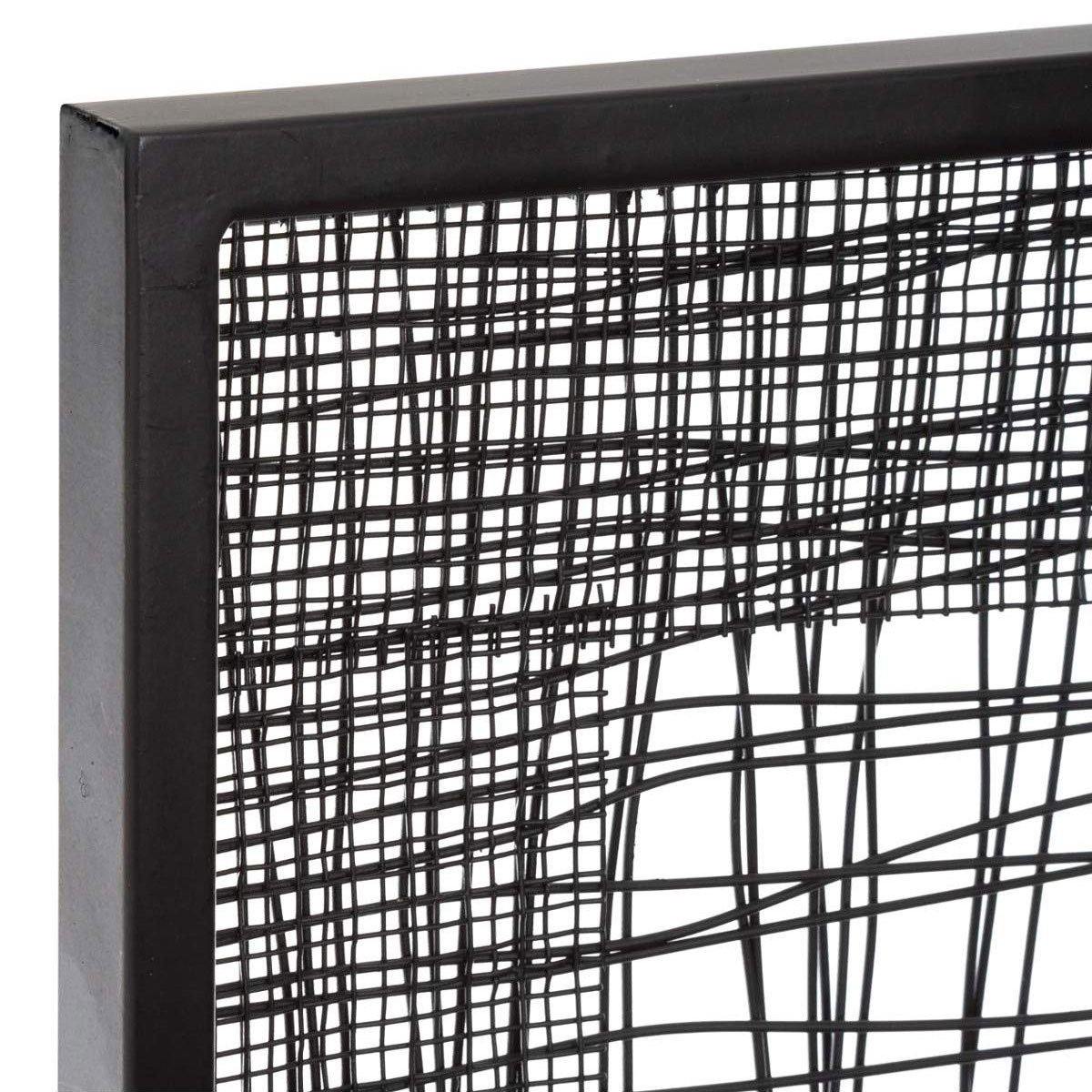 Ozdoba ścienna, metalowa DECO, industrialna, 77 x 77 cm