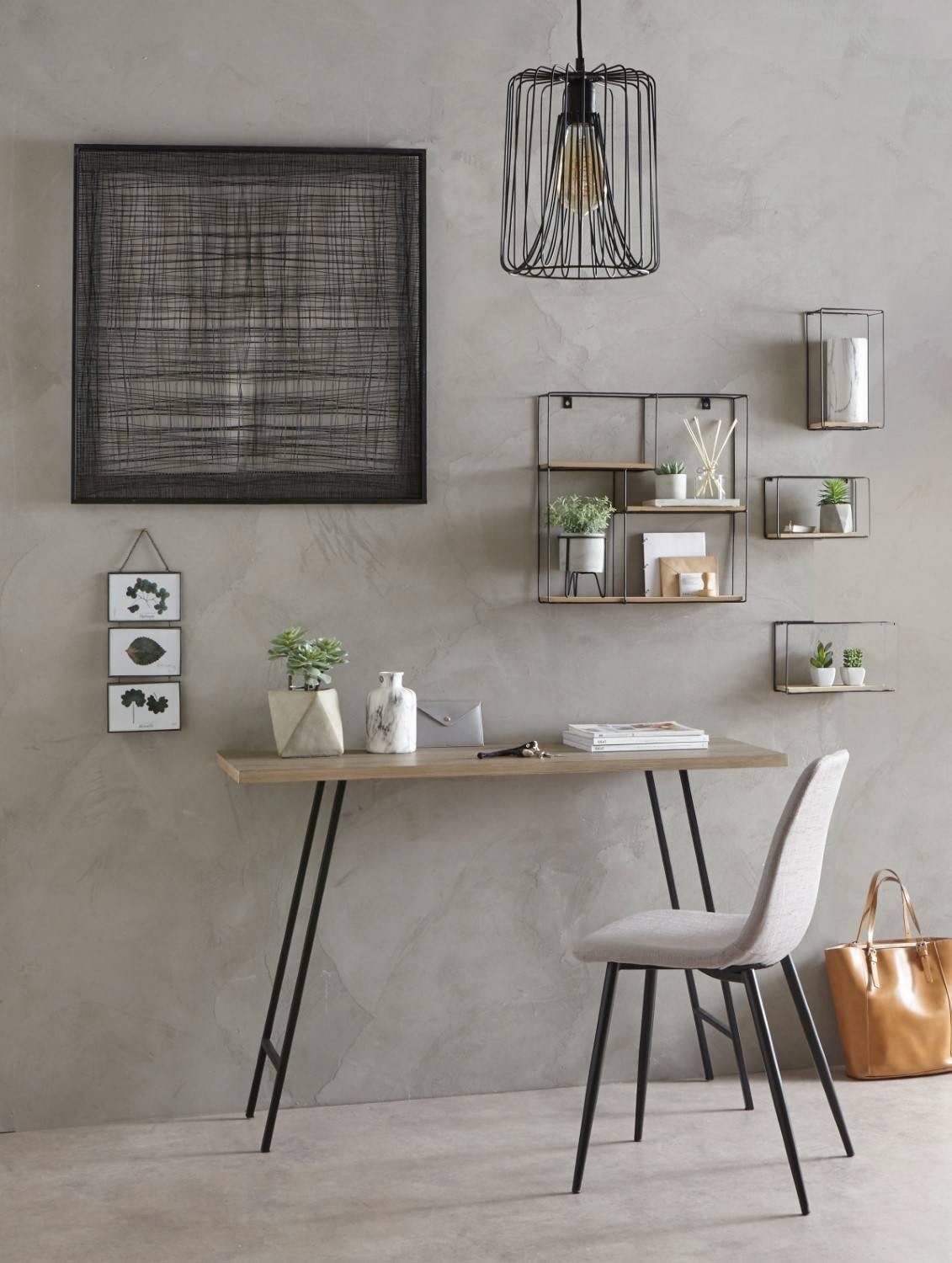 Ozdoba ścienna, metalowa DECO, industrialna, 77 x 77 cm