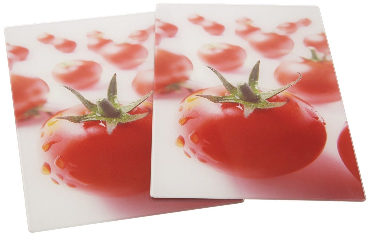 Szklane płyty ochronne TOMATO na kuchenkę – 2 sztuki, ZELLER