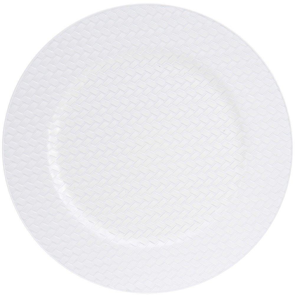 Talerz świąteczny z plecionką, Ø 33 cm