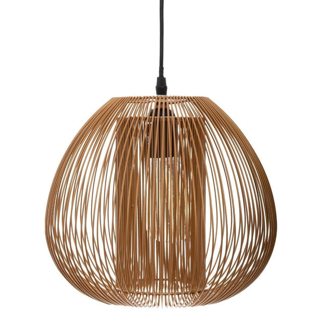 Lampa sufitowa NODA, Ø 28 cm, kolor brązowy