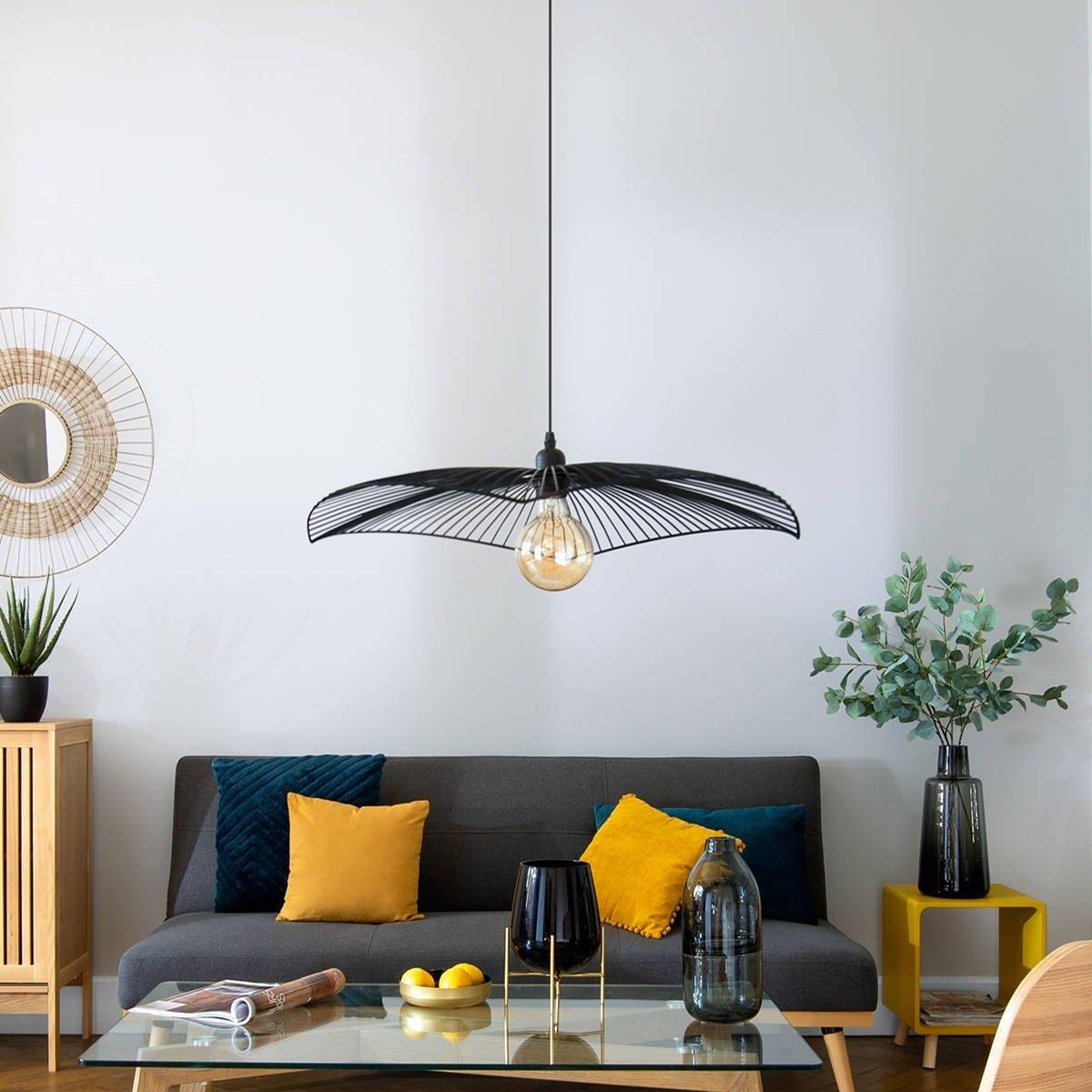 Lampa sufitowa CUZCO, metalowa, 58 cm