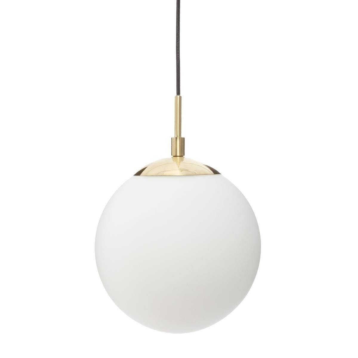 Okrągła lampa wisząca DRIS, kula, Ø 20 cm