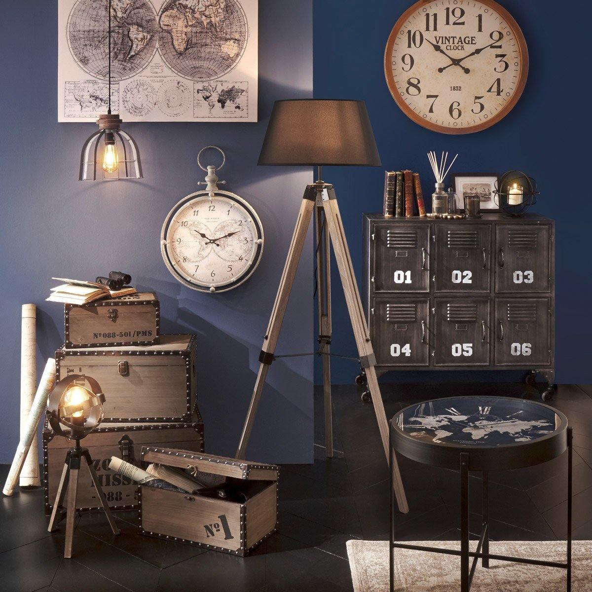 Nowoczesna lampa stojąca FIBI, loftowa, 54 cm