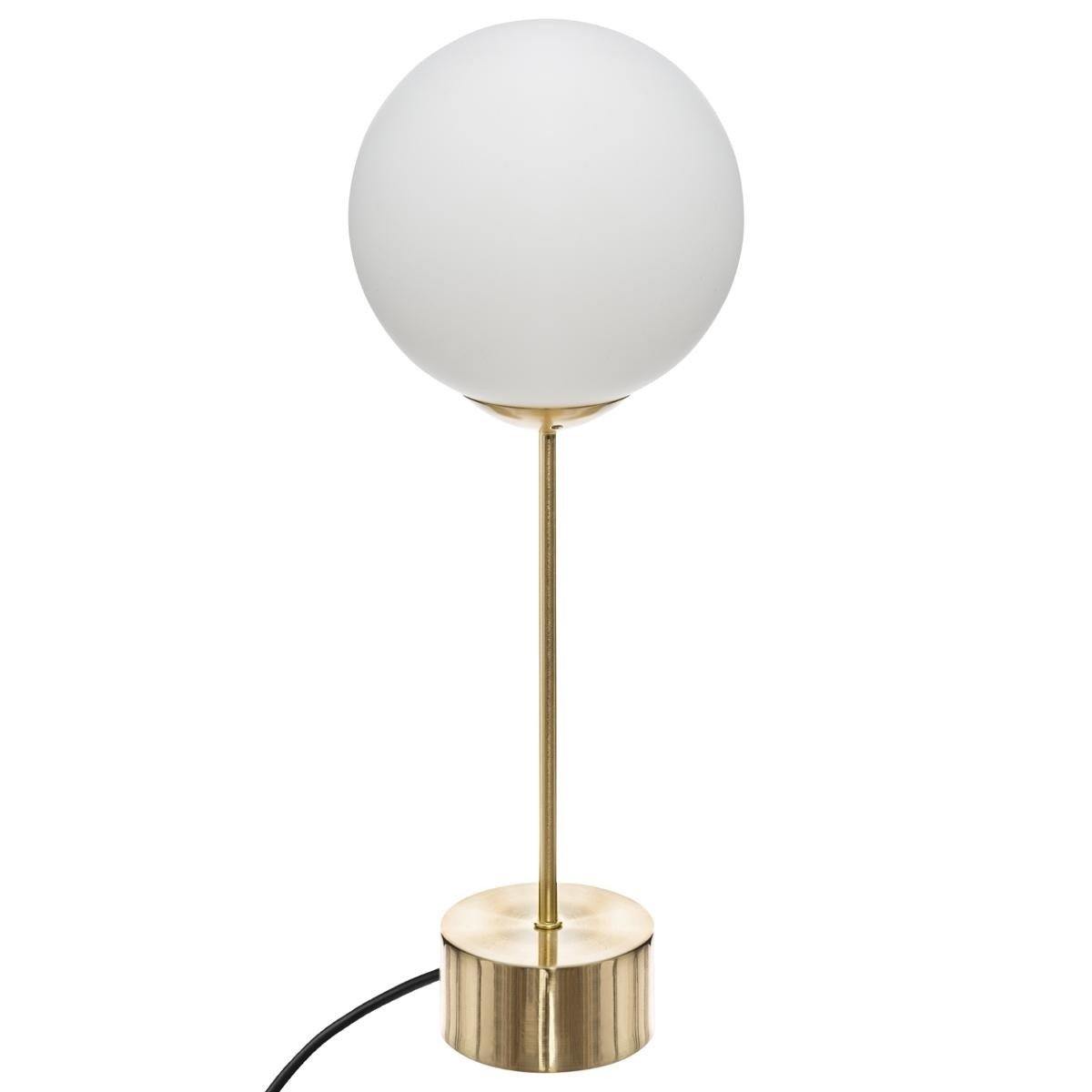 Lampa stołowa BOULE, szklana kula, 43 cm