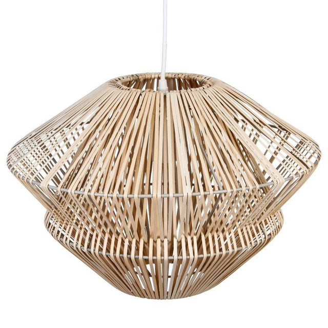 Lampa wisząca LUDZA, rattanowa, 45 cm