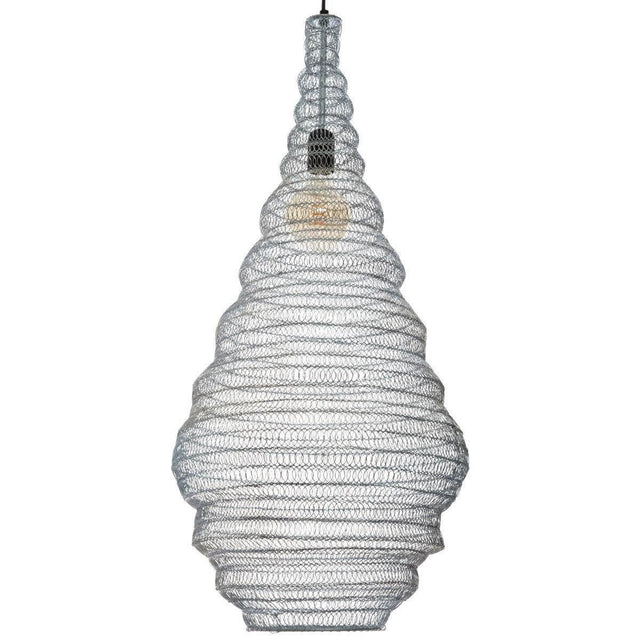 Lampa sufitowa dekoracyjna ALI, 82 cm, szara