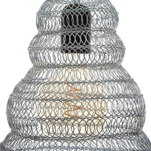 Lampa sufitowa dekoracyjna ALI, 82 cm, szara
