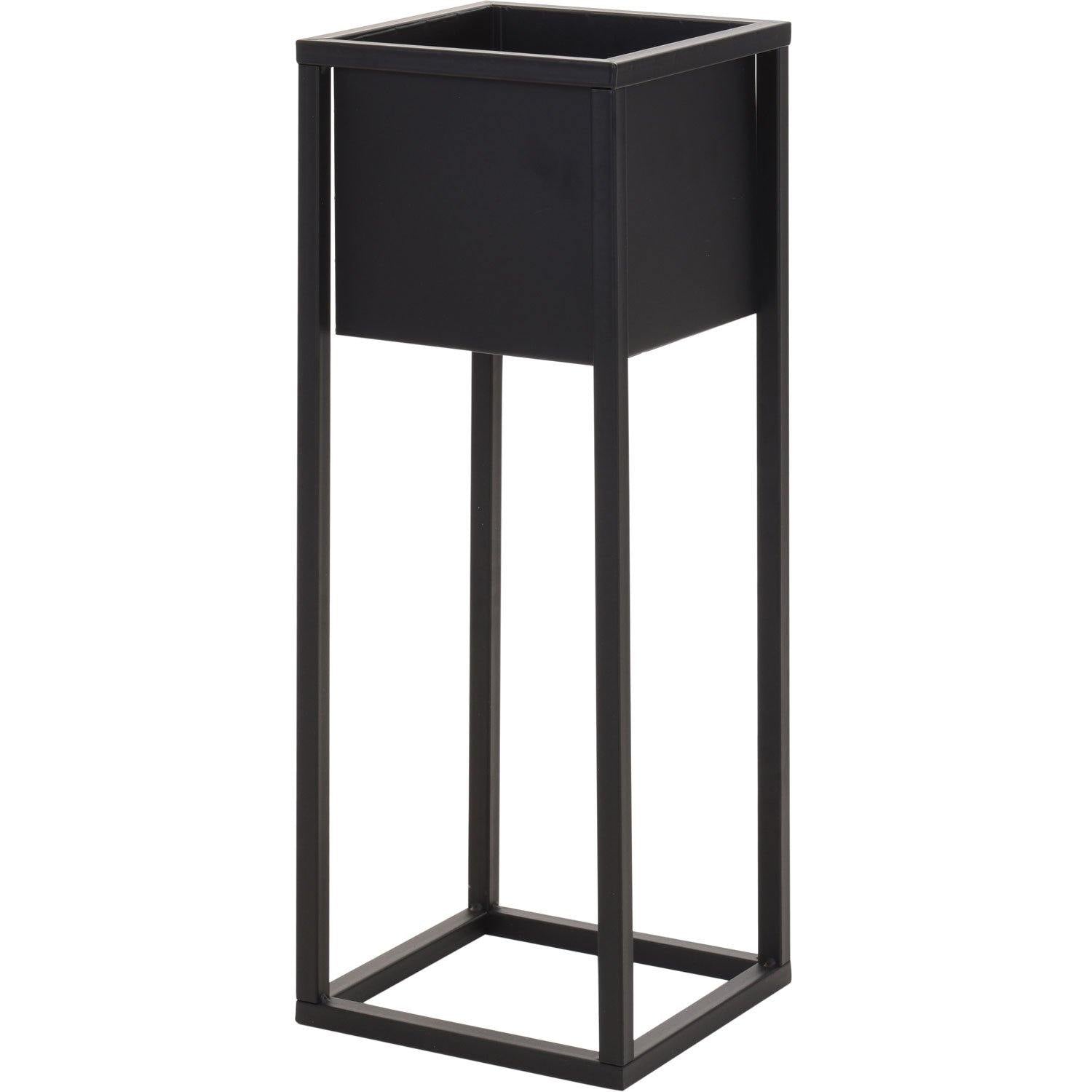 Nowoczesny kwietnik do salonu, kwadratowy, 60 cm