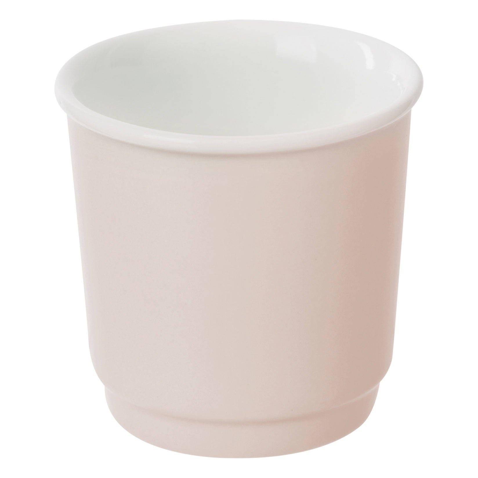 Kubek porcelanowy NATURE, 90 ml, jasnoróżowy