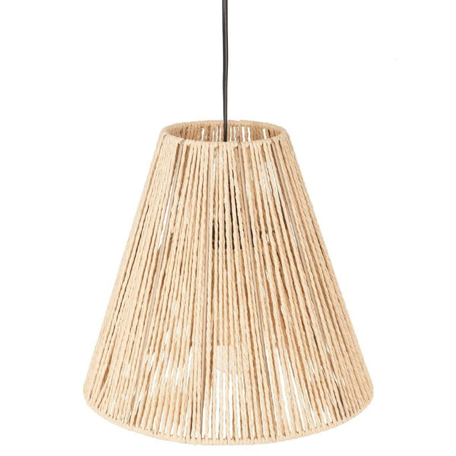 Lampa wisząca z kloszem z metalu i papieru, Ø 30 cm