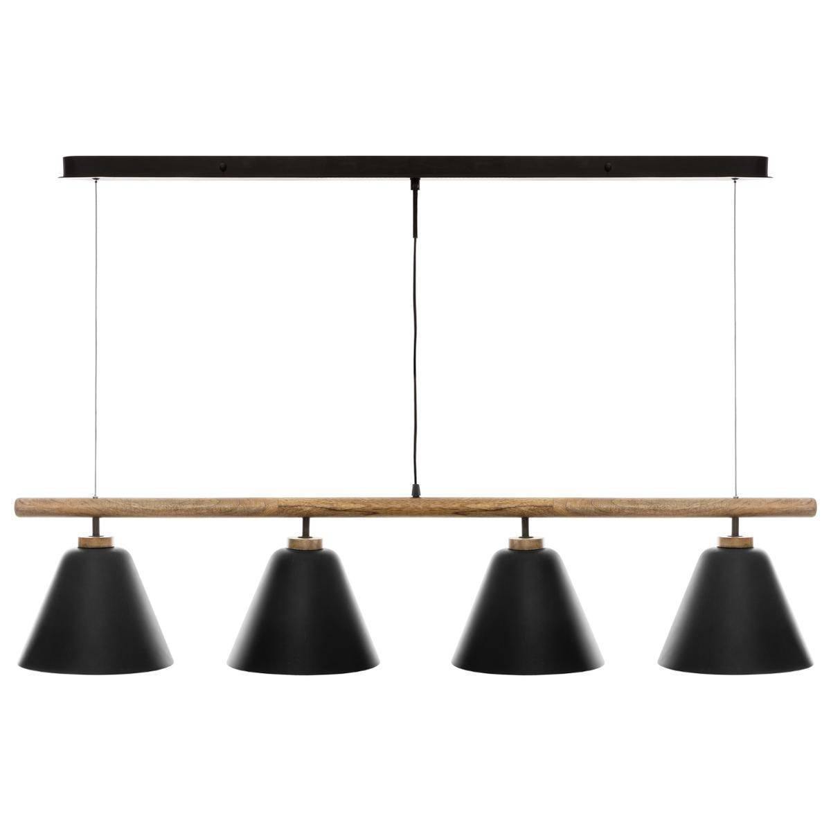 Lampa wisząca JUDI, 4 metalowe klosze