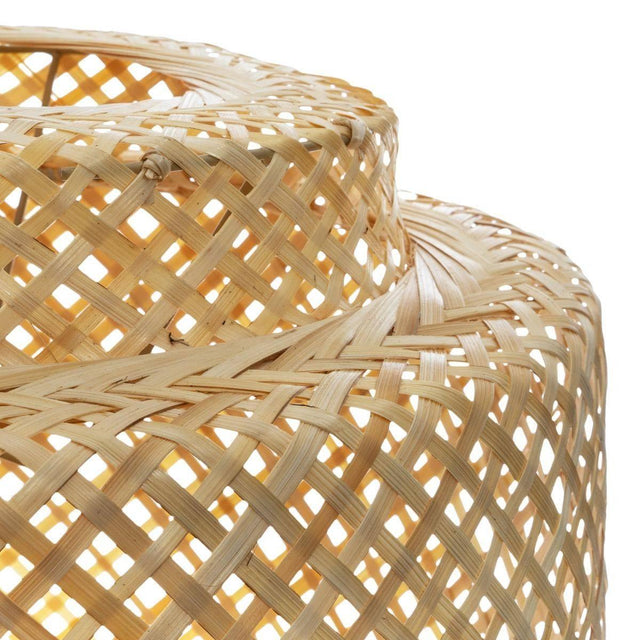 Lampa wisząca LIBY z ażurowym kloszem z bambusa, Ø 40 cm