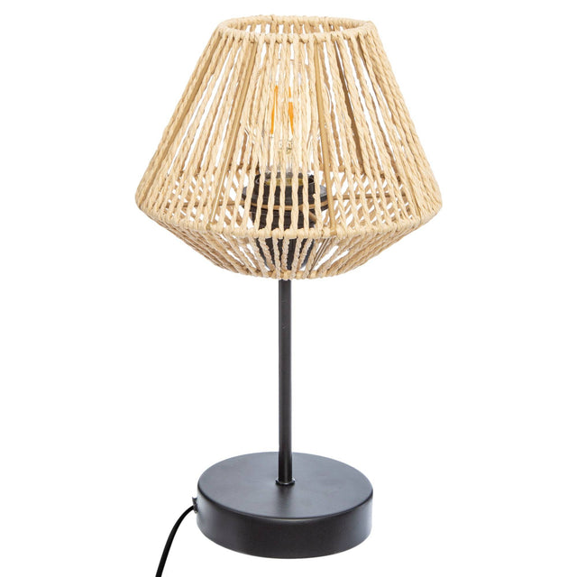 Lampa stołowa JILY, wys. 34 cm, z papierowym kloszem