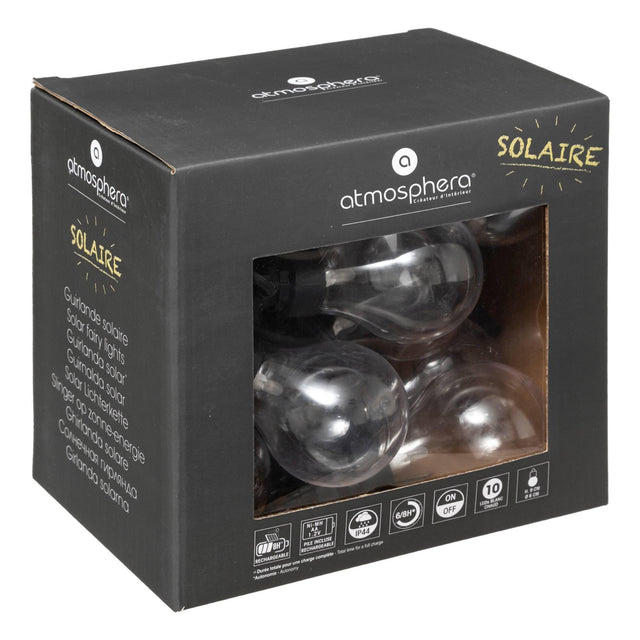 Girlanda solarna, 5 m, 10 żarówek LED