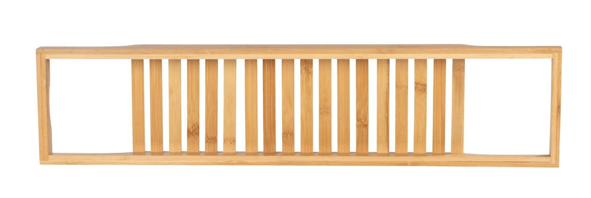 Bambusowa półka na wannę BAMBUSA, 70 x 16 x 4,5 cm, WENKO