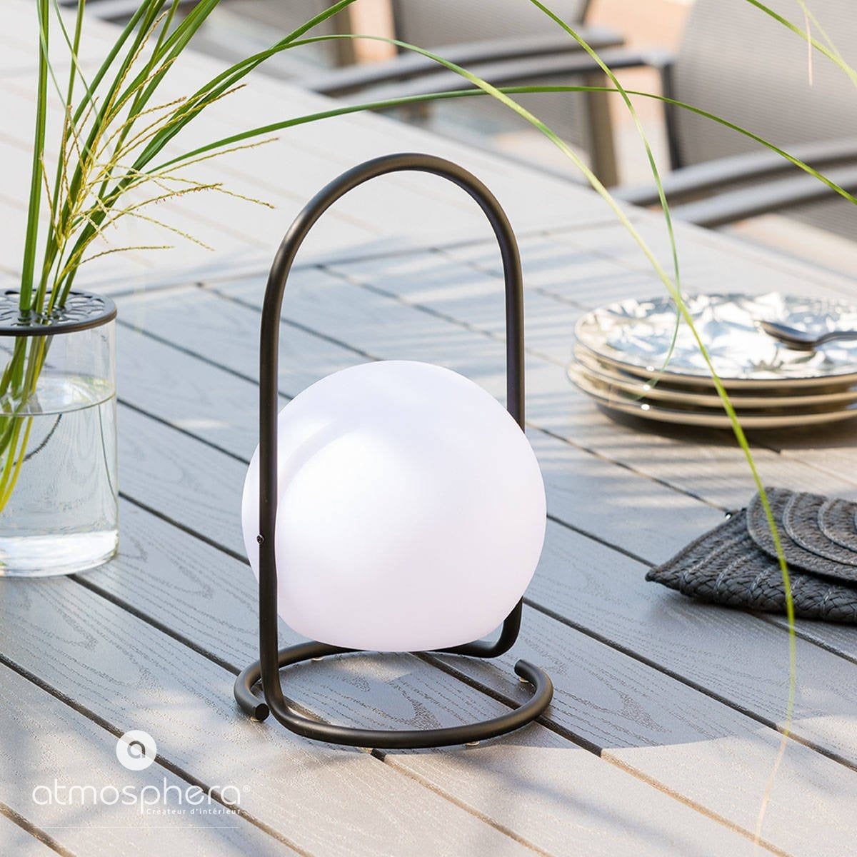 Lampa zewnętrzna w formie kuli PIA