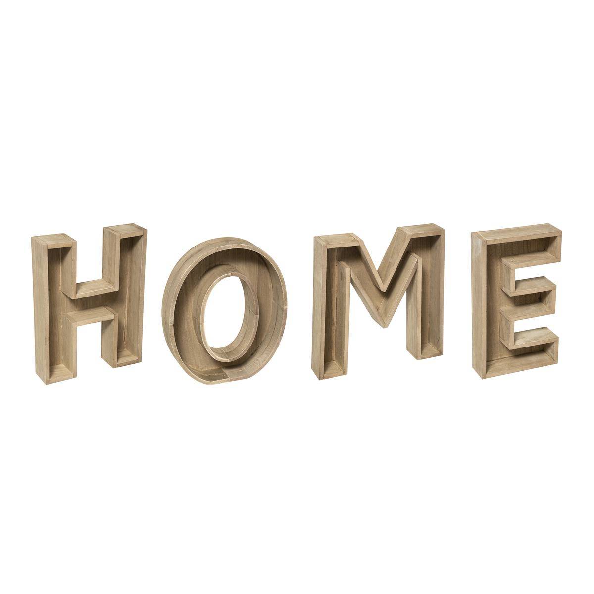 Dekoracyjny napis stojący HOME