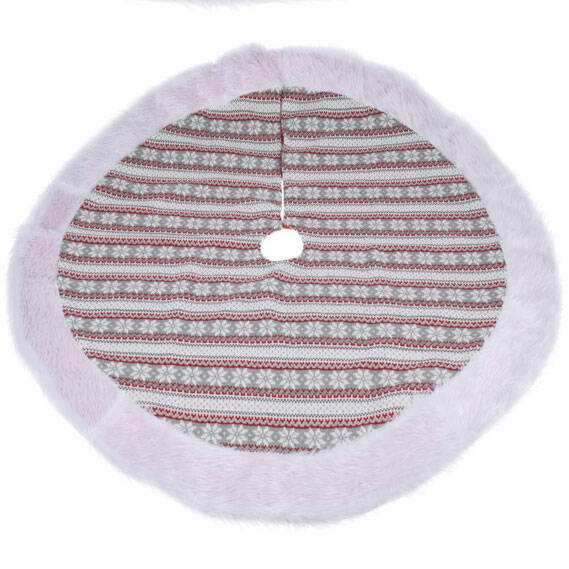 Dywanik pod choinkę SKIRT KNITTED, Ø 100 cm