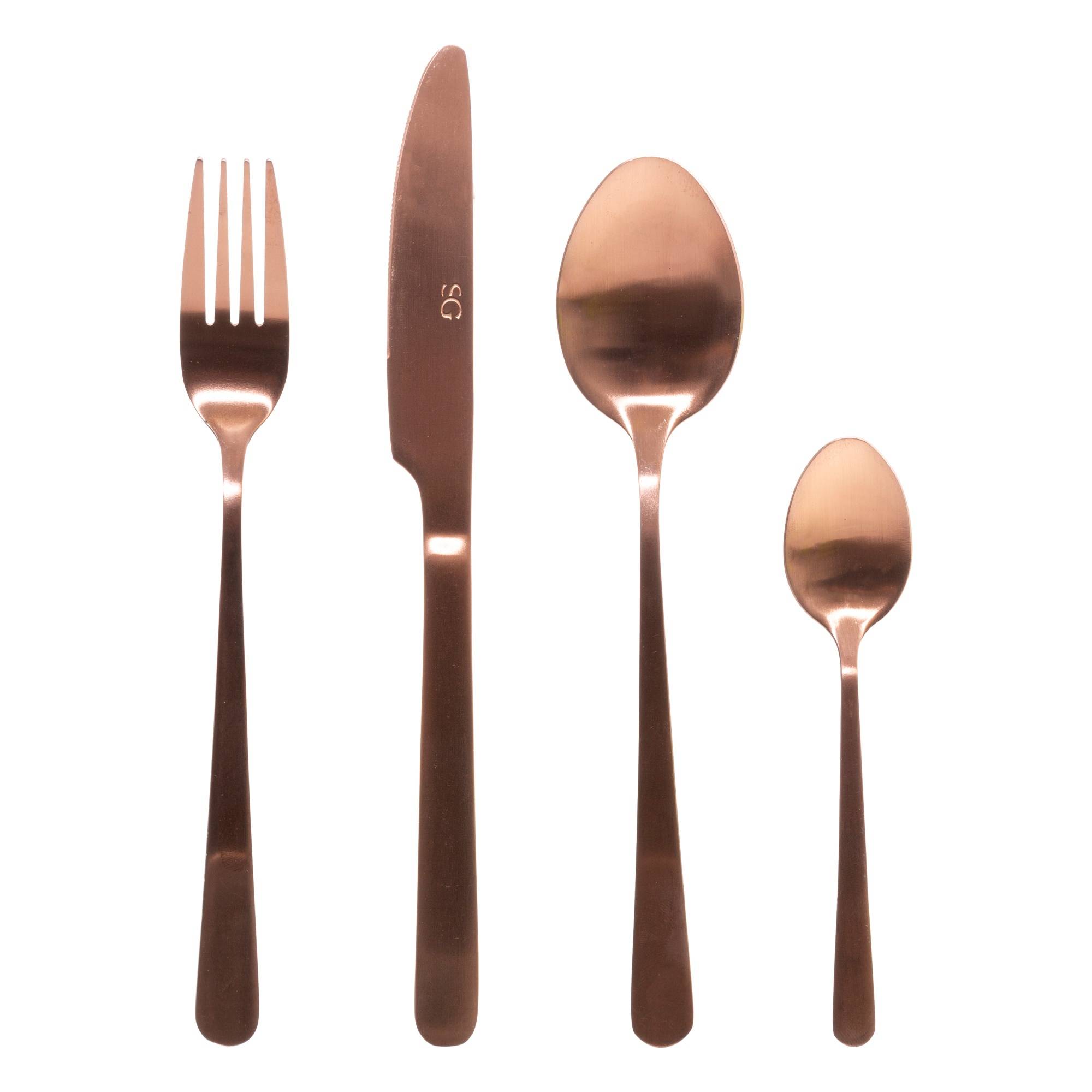 Zestaw sztućców ze stali nierdzewnej DELICATE, 24 sztuki