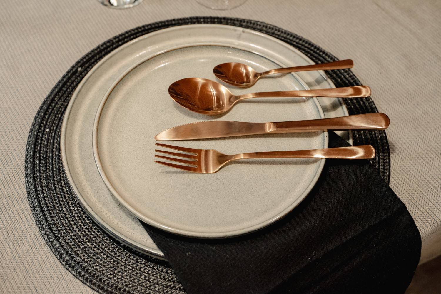 Zestaw sztućców ze stali nierdzewnej DELICATE, 24 sztuki