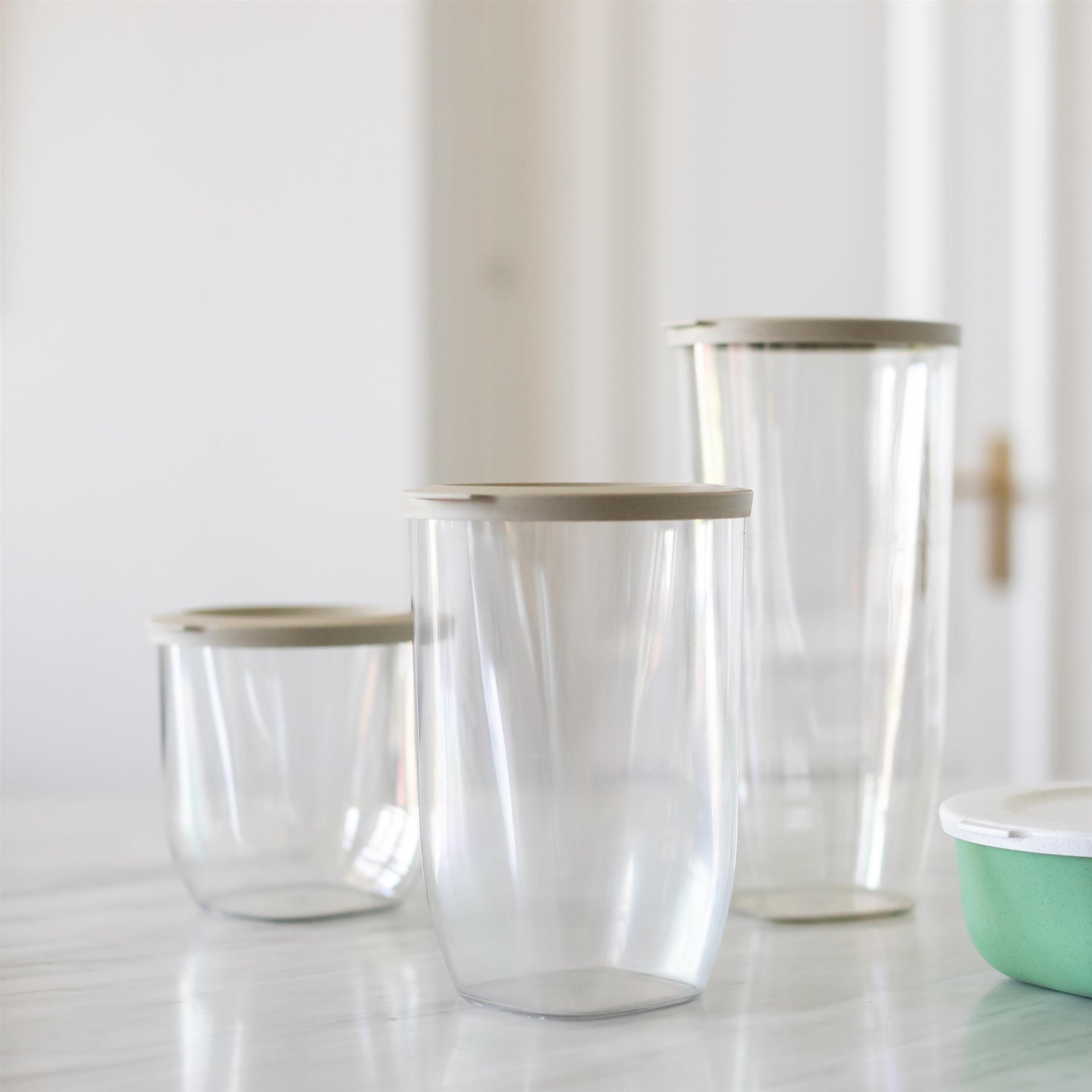 Pojemnik plastikowy na żywność sypką CONNECT, hermetyczny, 1500 ml, KOZIOL