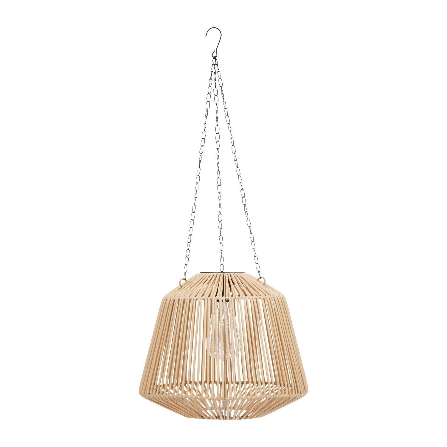 Lampa solarna wisząca Jily, boho, Ø 28 cm